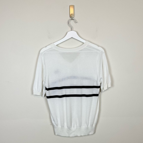 Lightweight Preppy Carriage Short Sleeve Top Size Large - Picture 5 of 5